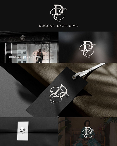 Duggar Exclusive branding graphic design logo packaging typography