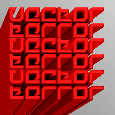 Vector Terror 3d branding design future illustration lettering logotipo logotype magic script terror typography ui vector