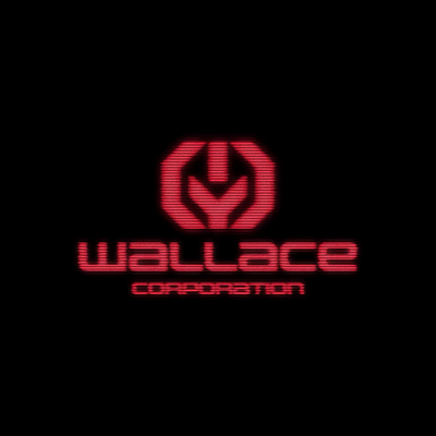 Wallace Corporation Rebrand abstract animation branding cyberpunk design dystopian futuristic geometric graphic design logo minimal monogram retro