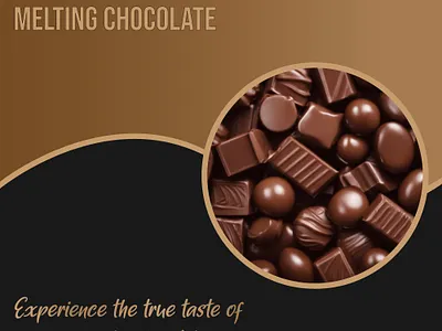 Simple chocolate design design graphic design