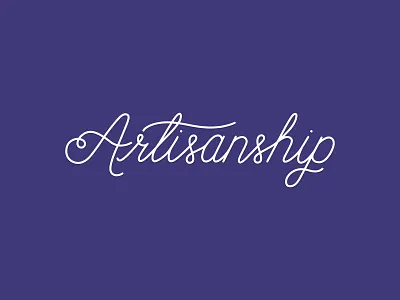 Artisanship: Hand Letting a calligraphy hand lettering lettering typography vector