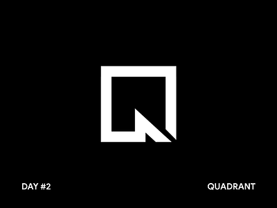 Day #2 : Quadrant - Design Challenge brand identity branding design challenge figma logo minimalism quadrant