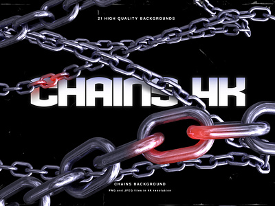 Chain Links Backgrounds 3d branding chain links connection design futuristic graphic design metallic chains trend ui