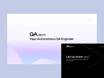 QA tech | Sales Deck for a tech company business presentation design company presentation deck design figma gg slides illustration inforgraphic investor deck investors pitch deck pitch deck powerpoint powerpoint presentation ppt presentation presentation design sales deck slides startups visual design