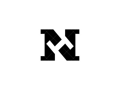 NH Logo branding design digital art hn hn logo hn monogram icon identity illustration lettermark logo logo design logotype monogram negative space logo nh nh logo nh monogram typography vector