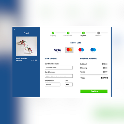 Credit Card Checkout Page colors creditcarddesign design graphic design typography ui uiux ux