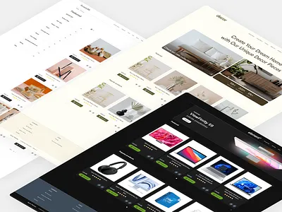 4 Weeks E-Commerce Designs e commerce ecommerce listing page magento 2 product page shop ui web design