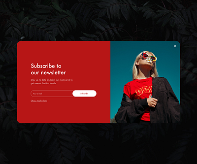 #DailyUi #015 dailyui design subscribe ui webdesign