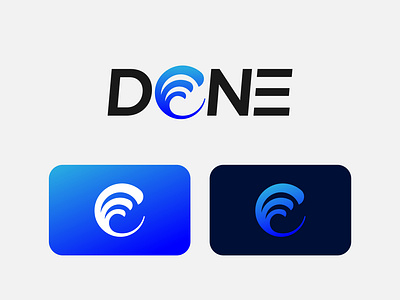 Done - Logo Design circle creative fast icon logo design minimalist modern move ocean round sea simple speed startup symbol timeless versatile visual identity water wave