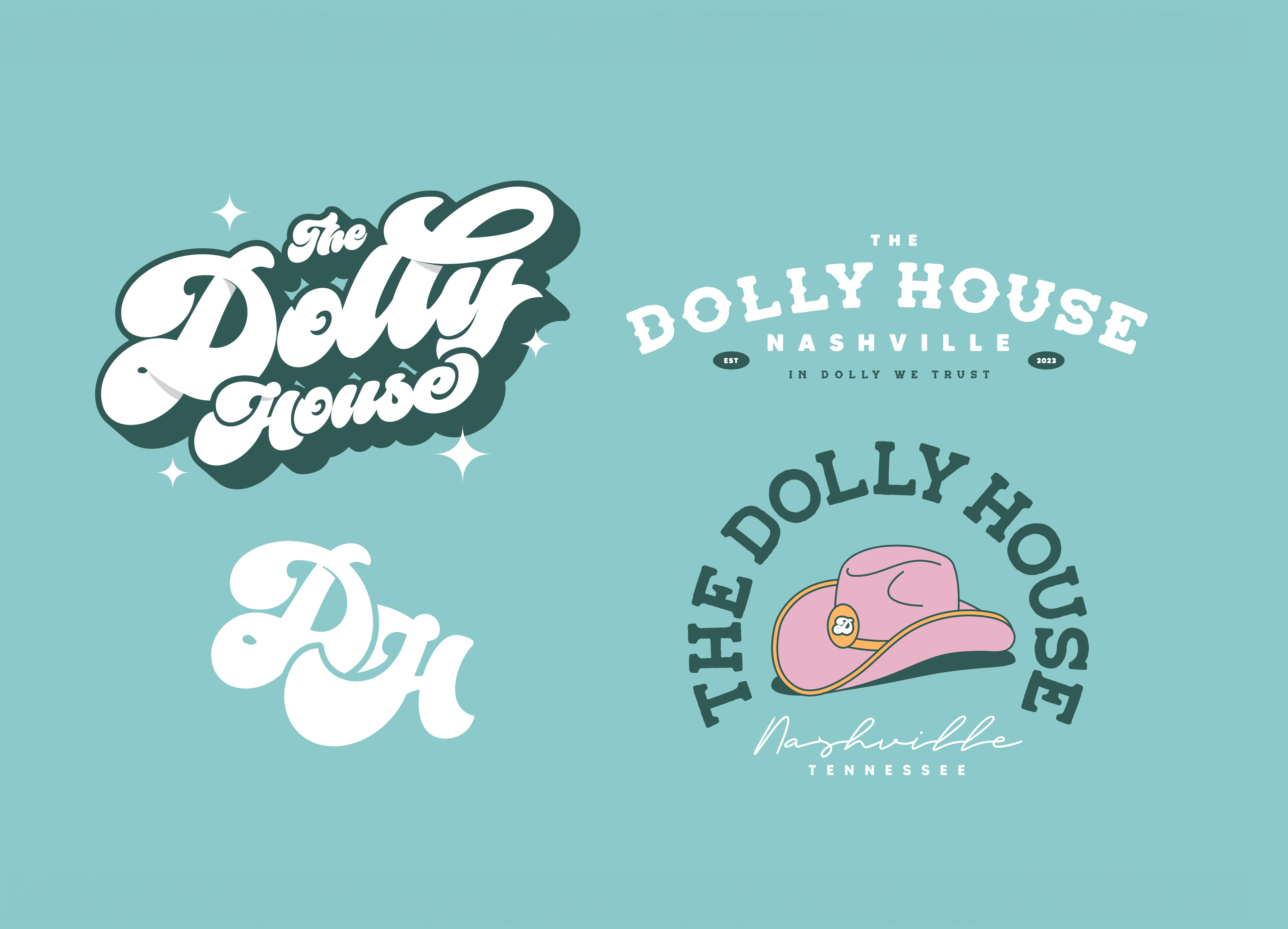 The Dolly House Logo Design brand identity brand mark branded illustration branding country dolly dolly parton graphic design illustration logo logo design logo pack logo suite logodesign logopack logotype primary logo secondary logo visual identity western