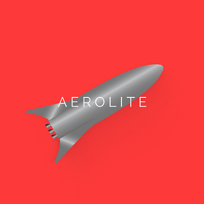 Daily Logo Challenge aerolite branding dailylogochallenge graphic design logo rocketship logo