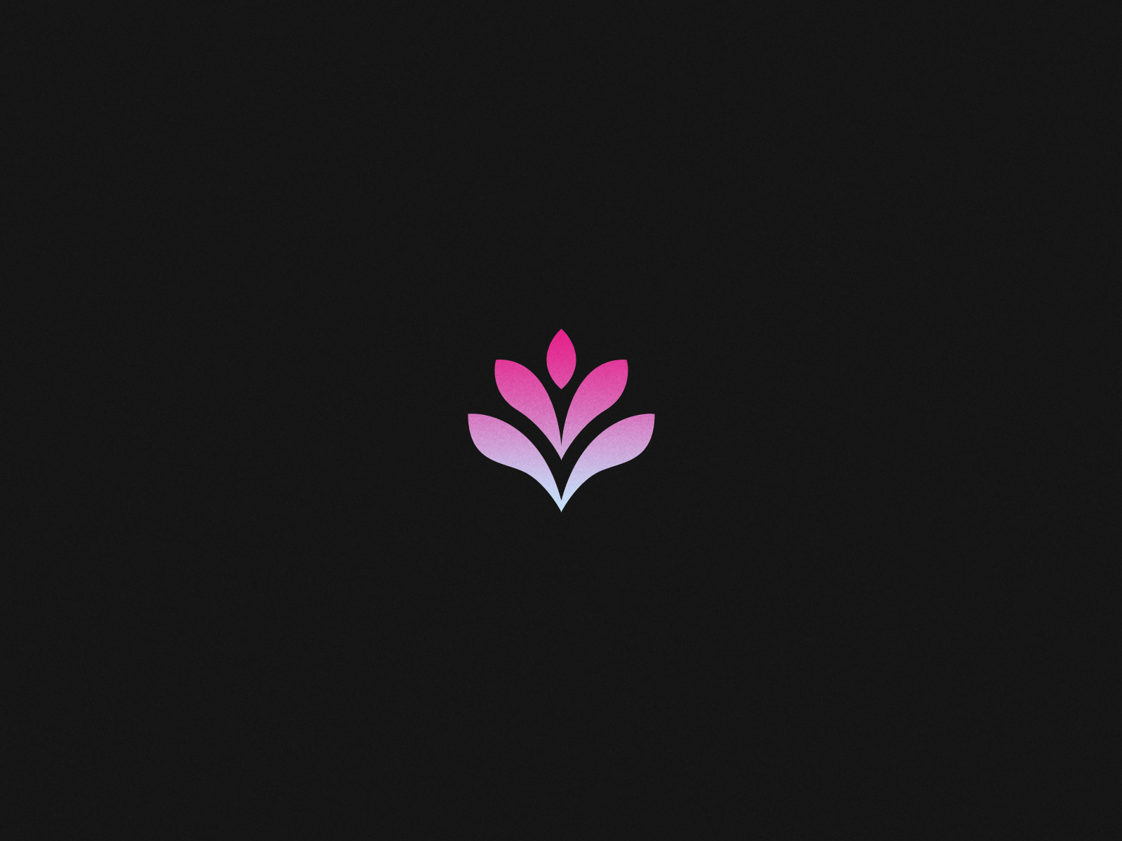 Minimal GemCraft Logo Icon branding flat floral gem gradiant graphic design lerrer lettermark logo new sell simple trend trendy unused v vivid yoga
