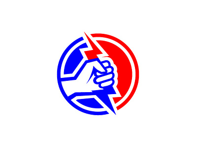 Lightning Man Logo by sudioedo on Dribbble