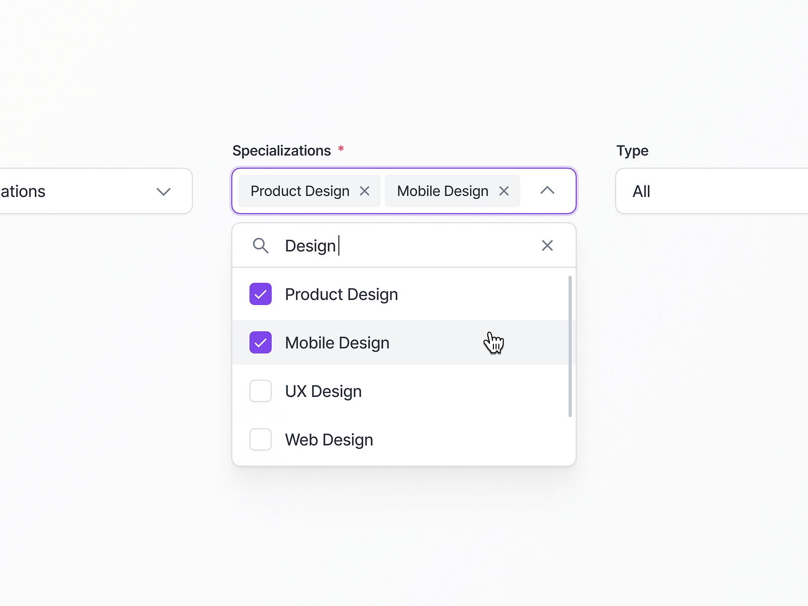 Select Component by Mateusz Nieckarz on Dribbble