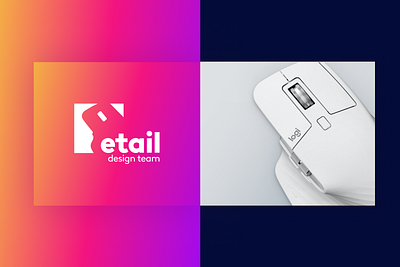 Etail Design Team Logo - New look branding colorful design gradient graphic design identity illustration logo logotype mouse ui ux vibrant web