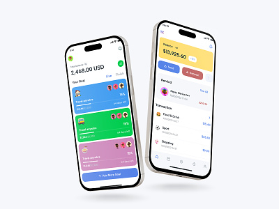 Tramkam-Finance App app design finance ios kit mobile saving template tramkam ui