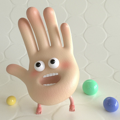 Handman👀👋 3d 3d animation 3d illustration after effects animation c4d character character design cinema 4d face fun graphic design hand happy hello hi illustration motion graphics redshift zbrush