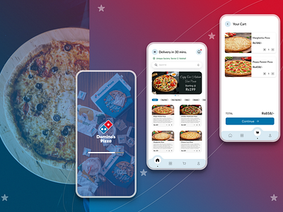 Dominos Mobile App Redesign app design app ui apps design dominos figma mobile app mobile app design mobile app ui mobile design mobile ui product design redesign ui ui design uiux user experience user interface ux visual design