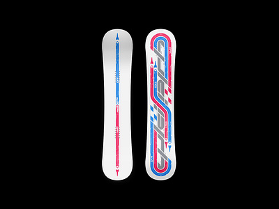 Yuki abstract futuristic geometric graphic design logo outdoors racing sci fi snow snowboard sports wipeout