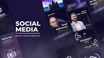 Event Social Media & Visual Identity branding event branding graphic design social media visual idenity