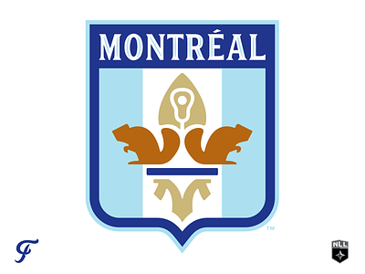 NLL UnBOXed - Castors de Montreal Shield beaver branding canada lacrosse lax montreal nll shield sports