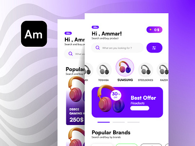 Ammar App UI ui ux