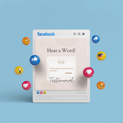 Testimonial | Social Media Post agency client creative design design facebook graphicdesign instagram markting review socialmedia socialmediapost testimonial ui ux