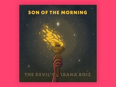 TDCB - Son of the Morning (Single artwork) album art art branding design digital art digital illustration drawing fire graphic design illustration logo music poster art