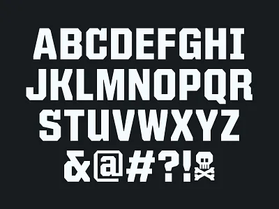 We've been working on a new font... blocky custom font custom type font design graphic design lettering sports sports font typography