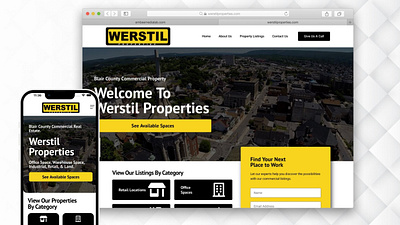Werstil Properties Website Design and Development design graphic design mobile ui ux web designs website design