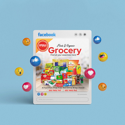 Grocery | Social Media Post bakery creative design design facebook graphic design graphicdesign grocery instagram social socialmedia socialmediapost ui ux