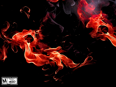 Fire N Smoke #ProcreateArt by MELOGRAPHICS | #MadeByMELO 3d custom brushes digital art digitalart fire flames graphic design illustration madebymelo procreate procreate brushes realistic smoke vfx