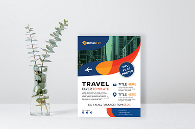 Travel Brand logo and flyer branding design flyer graphic design illustration letter a logo logo logo design travel ui ux vector