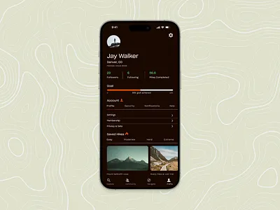 Daily UI Challenge #006 — User Profile ui user profile