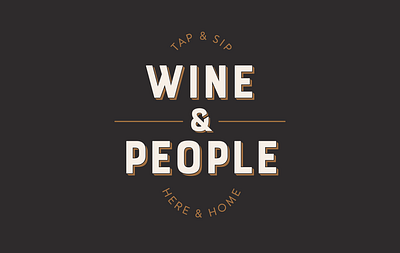 Wine & People Branding graphic design