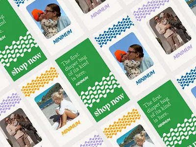 Minimum Social Posts branding colorful instagram minimal modern social media social posts stories