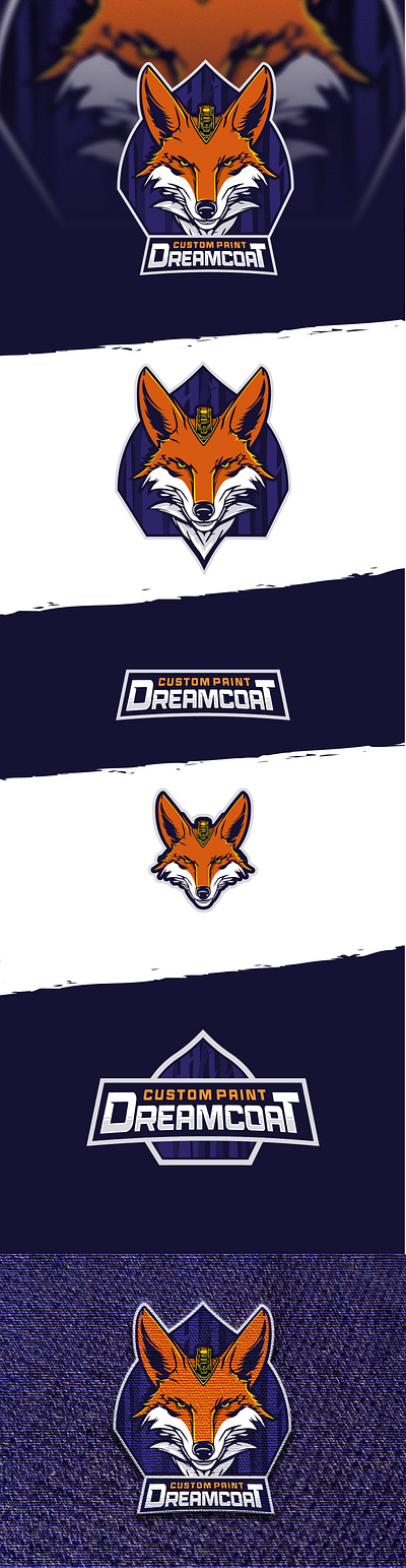 Custom Paint Dreamcoat - Logo Mascot Design Style E-Sport branding coyote custom design graphic design illustration logo logodesign mascot mascotlogo paint vector