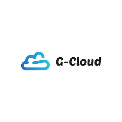 G-Cloud Logo Design adobe illustrator brand logo branding g cloud logo logo design logos