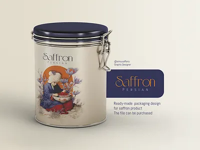Ready-made packaging design for saffron product arabic design emirates graphic design iranian logo masqat oman packaging packaging design persian design persian package persian saffron qatar saffron saffron design saffron package saffron packaging sweden usa use