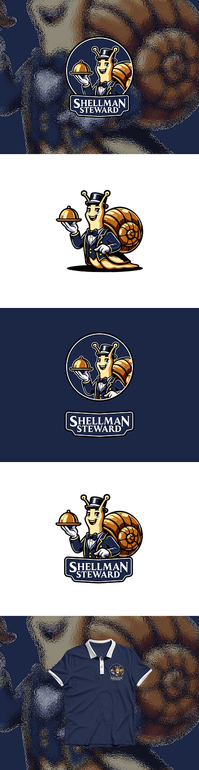 Shellman Steward - Logo Design Mascot for Business