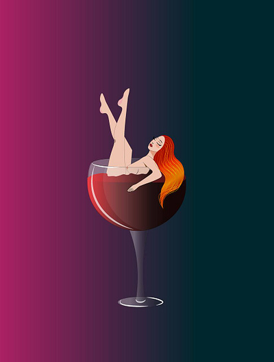 Wine иллюстрация