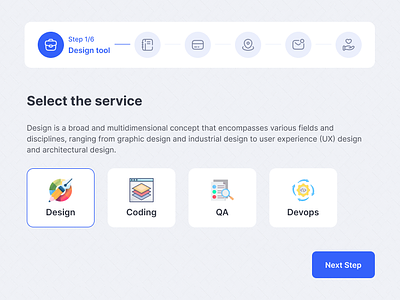 Simple wizard form - Clean and minimal designprocess dribbbleshowcase minimal minimal design progress responsive wizard responsivedesign simplicityindesign stepper ui uiuxdesign webdesign wizard