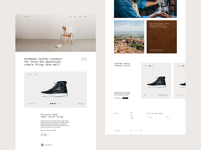 principle landing page branding concept design figma graphic design landingpage sneaker ui ux website