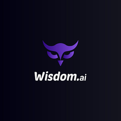 Wisdom Ai Logo design brand logos branding design graphic design logo logo design wisdom.ai
