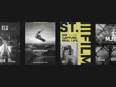 Streetfilm - Brand Identity brand design brand identity branding branding design design graphic design identity logo logo design logotype poster visual identity