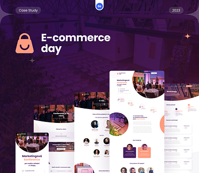 E-commerce Day | Case Study brand branding case study corporate identity event figma purple social media ui ux web design