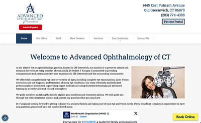 Advanced Ophthalmology Website