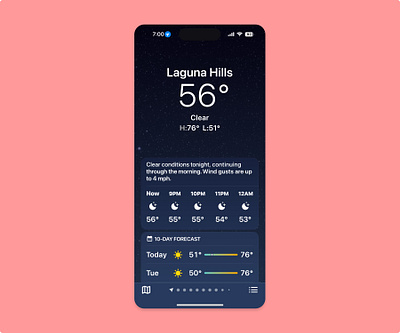 Michal Malewicz 90-Day UI Challenge #24 animation branding daily ui design graphic design illustration logo typography ui ui every day ux vector weather weather app