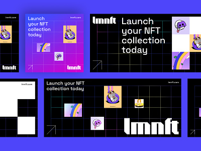 Imnft project ad ads banner brand identity branding collection design graphic design illustration nft web3