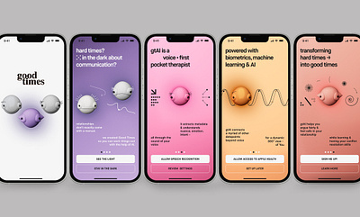 Good Times AI (gtAI) ios onboarding ui